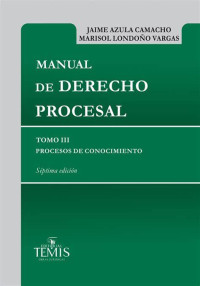 Image of Manual de derecho procesal